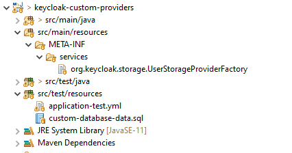 通过Keycloak使用自定义用户提供程序