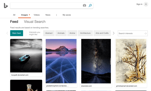 Bing 图像匹配