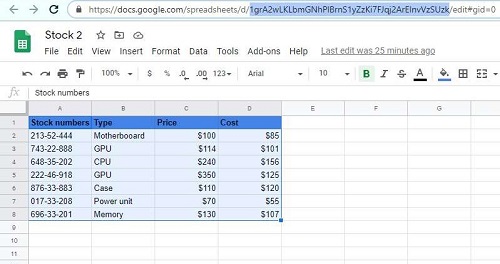 如何从另一个电子表格进行 VLOOKUP