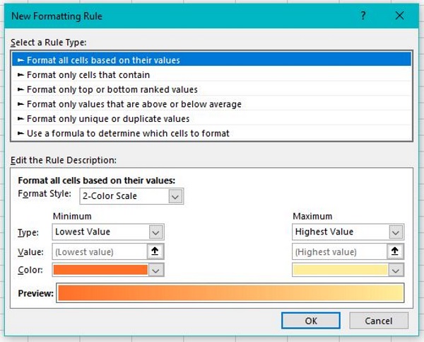 如何比较 Microsoft Excel-3 中的 2 列
