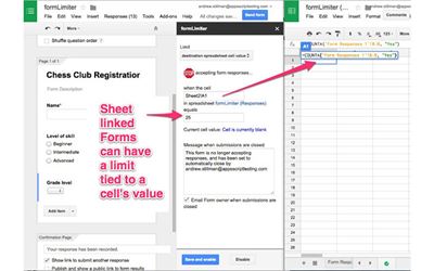 Google Forms 中的限制响应