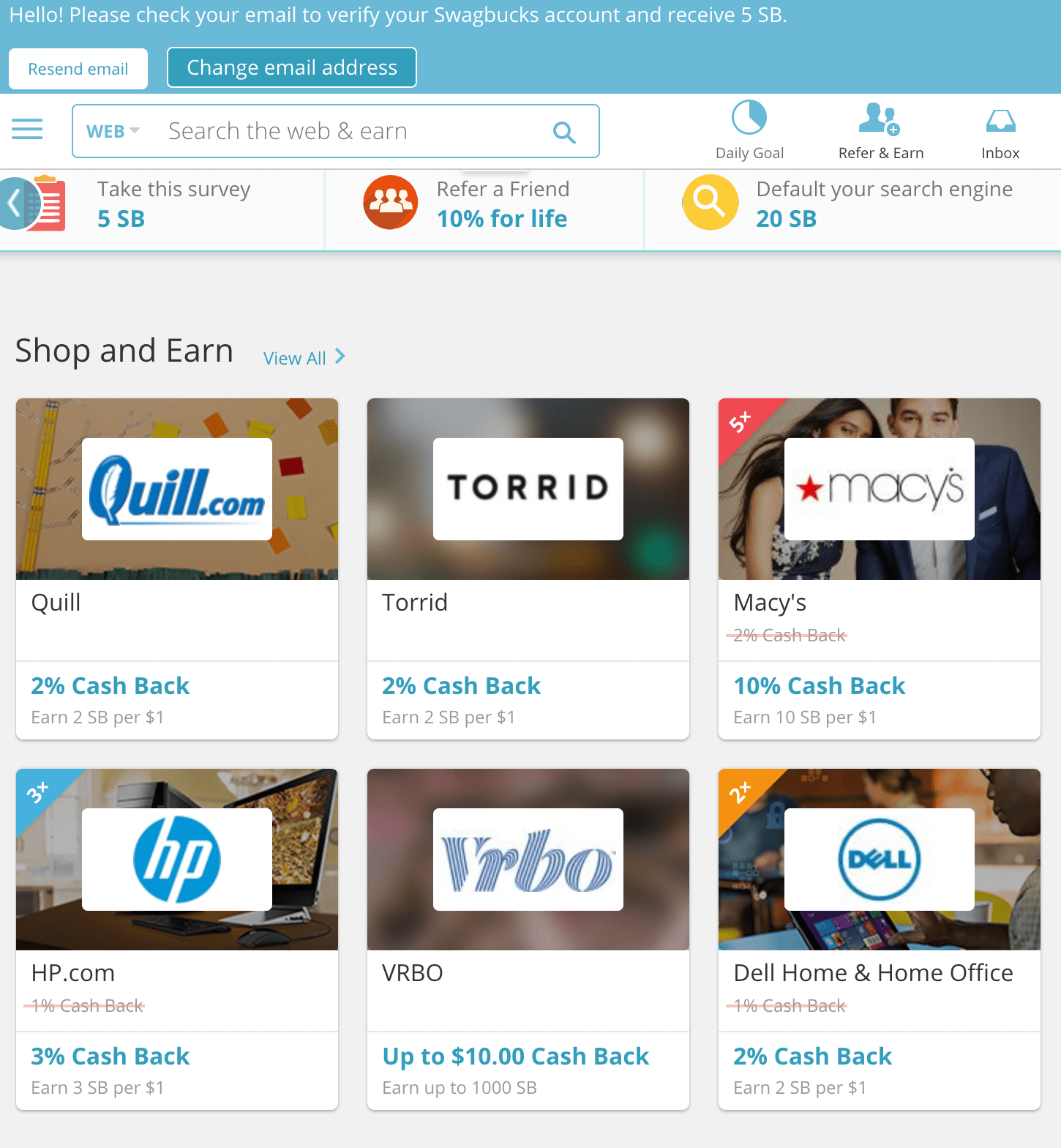 Swagbucks 评论