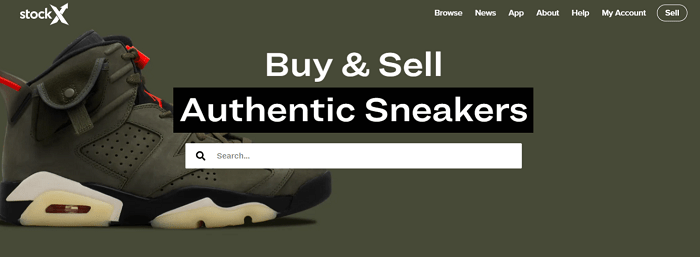 StockX 上的旧鞋