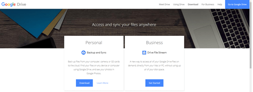 backup and sync