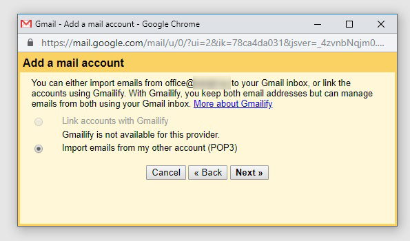如何将godaddy域电子邮件转发到gmail
