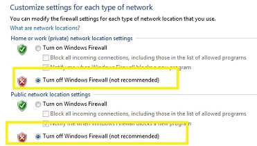 关闭windows防火墙